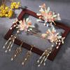 Tassel Ancient Hair Stick Sets Chinese Style Earrings Hairpin Set Bridal Headwear  Jewelry