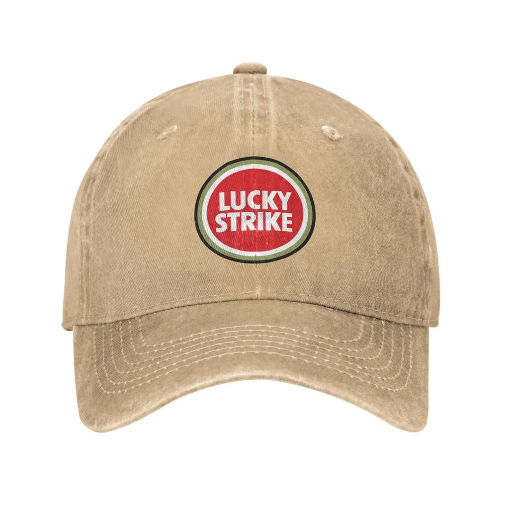 Lucky Strike Letters Troye Sivan Музыка Спорт Ретро Ковбойские Стирка Бейсболки Мужские Джинсовая Уличный Стиль Шляпа Для Походов Мужская Папина Кепка