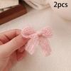2 шт., сладкие, милые, красочные, осенне-зимние, заколки-банты, модные, допаминовые, боковые зажимы для женщин и девочек, кавайные аксессуары для волос, подарки