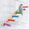Bird Climbing Ladder Parrot Toy Ladder Bird Interaction Fun Climbing Toys Wooden Exercise Rack