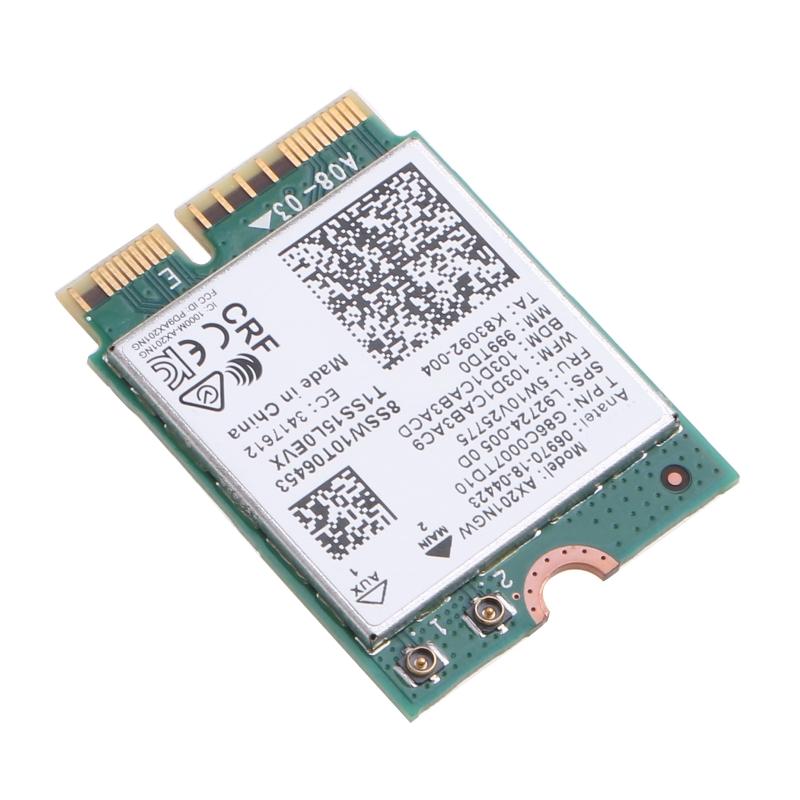 WiFi Desktop Kit AX201NGW Pands WiFi 2.4GHz/5GHz  5.0  Band Includes RF Cable High Gains Antennas and Brackets