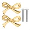 G8DA Золотые Банты Ручка для Шкафа Классические Металлические Ручки Ручка для Шкафа в Спальню Деревенские Ручки для Комодов и Ящиков