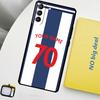 Football Number Name Personalised Case For Samsung Galaxy S23 FE S22 Ultra S20 S21 FE S8 S9 S10 Plus Note 10 20 Ultra Cover