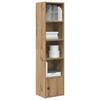 VidaXL Bookcase Artisan Oak 31x24x127 Cm Engineered Wood, Bookshelf, Storage Rack, Support At 860354