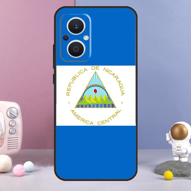 Чехол-футляр с флагом Никарагуа для OPPO Reno 8 Lite 11F 12F 13F 14F 10 11 12 13 14 Pro OPPO Find X9 X5 X6 X8 Pro