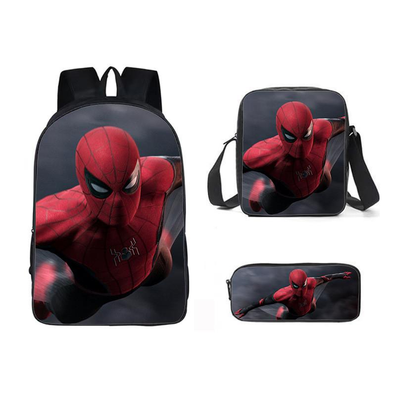 Backpack Three Piece Set Waterresistant Material Kids For