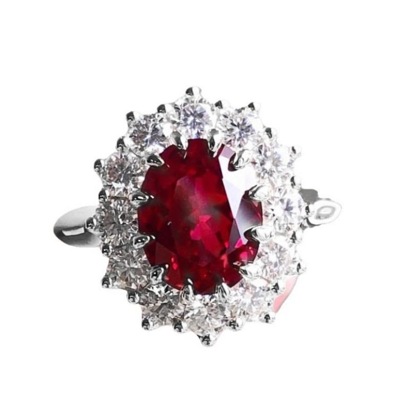 New Jewelry Ruby Ring Simple Women's Diamond Jewelry Wedding Ring