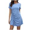 Ladies Casual Fashionable Sexy Comfortable Solid Color Personality Cool Breathable Dress