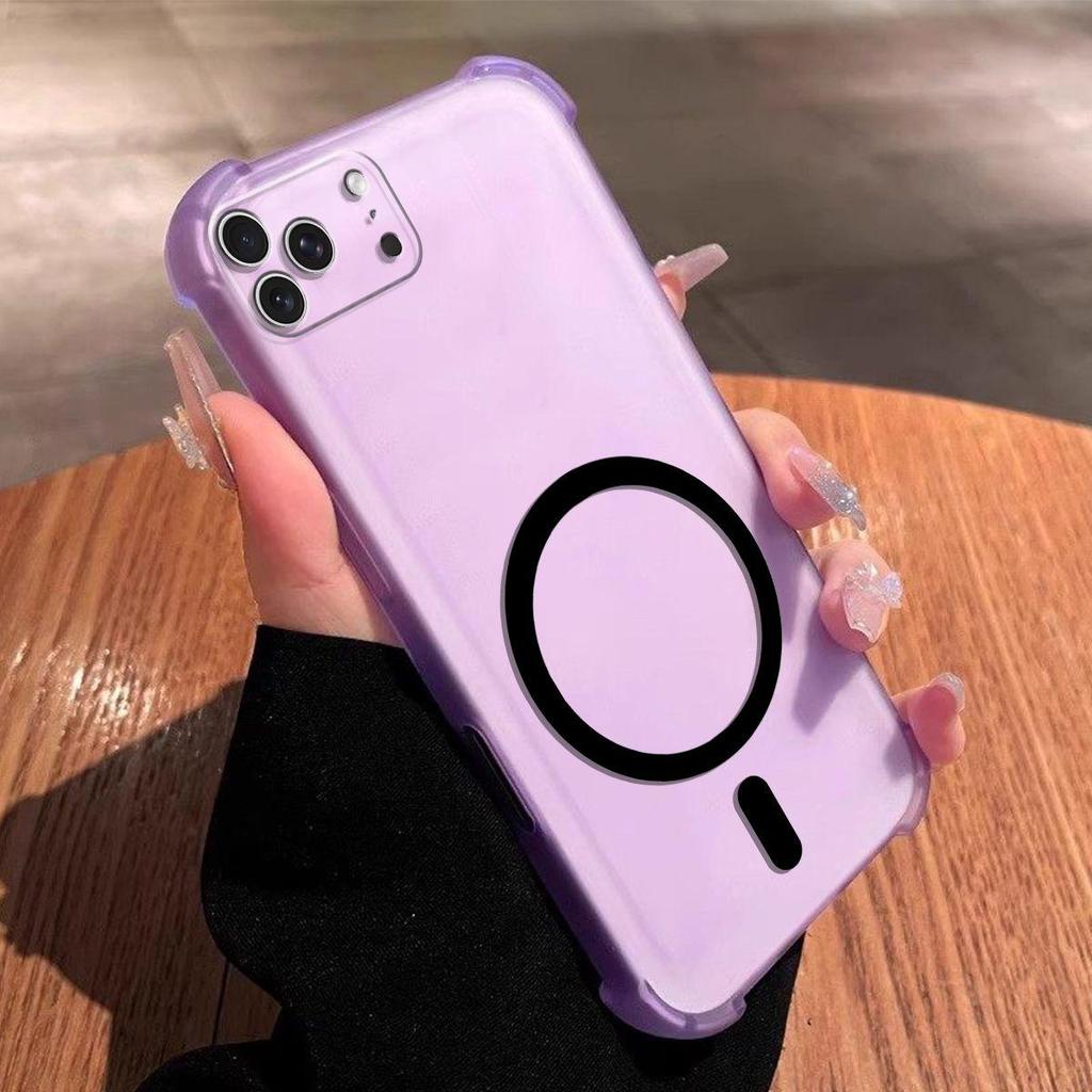 Чехол-желе с магнитным кольцом для iPhone 18 Pro Max, 18 Pro, 17 Pro Max, Pro, защита от падения с подушками безопасности на 4 углах