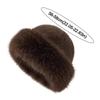 New Fluffy Fur Winter Hat Plush Thicken Bucket Hat Solid Color Cold Windproof Berets Chrismas Gifts
