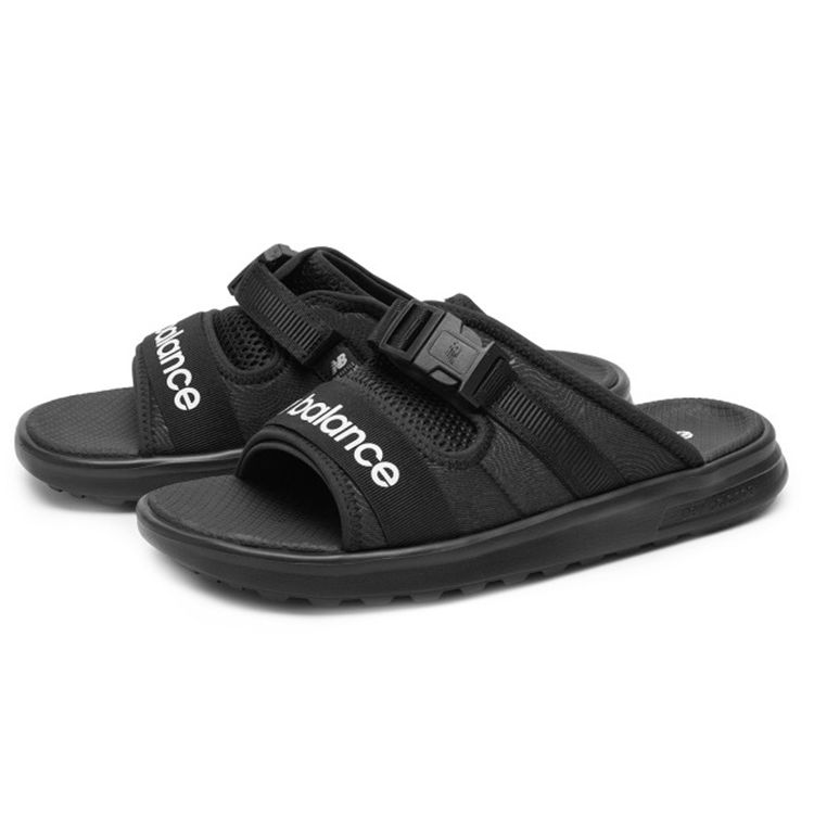 New Balance Черно-белые кроссовки унисекс 330 Slides SDL330L2