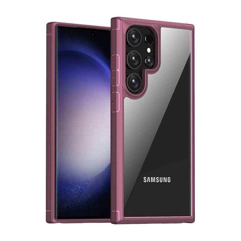 Прозрачный защитный чехол от падения для Samsung S24 Ultra/Pro