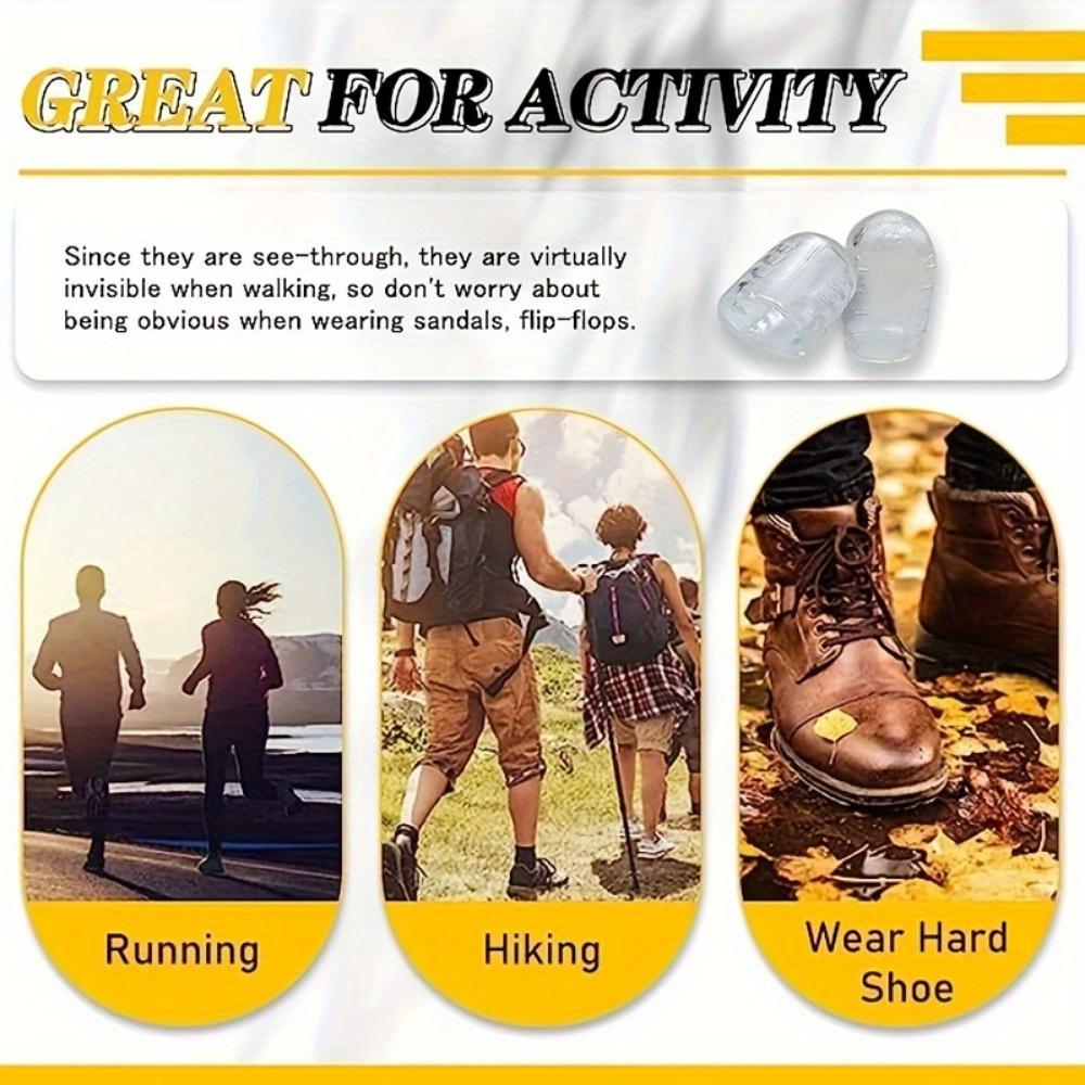 10 шт. защита для пальцев отделяет обувь и средства защиты ног, а дышащая силиконовая защита для пальцев подходит для противоизносного рукава.