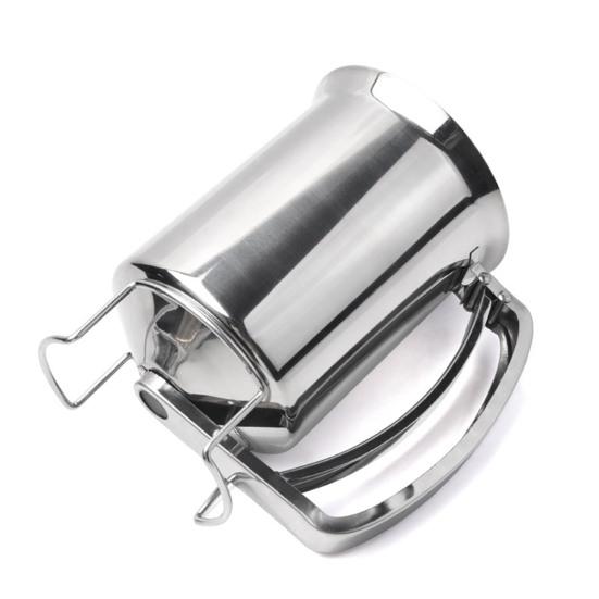 Диспенсер для блинов, простое управление, принадлежности для хлебобулочных изделий, прочная конструкция, быстрозакрывающийся клапан из нержавеющей стали, диспенсер для блинов, современный