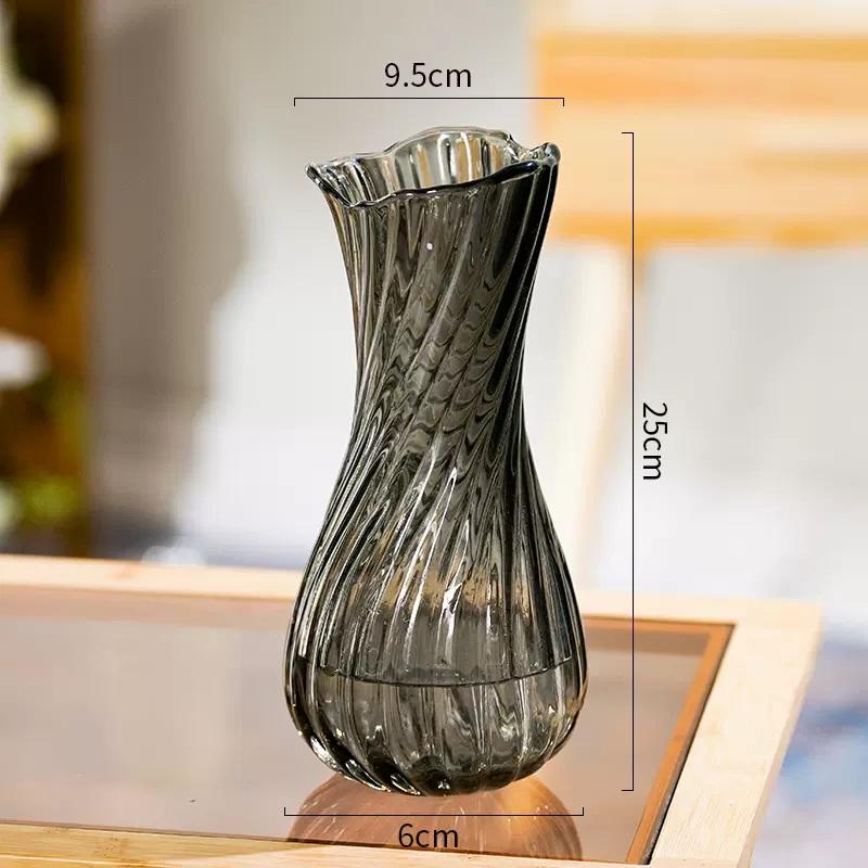 Ваза Стеклянная ваза Украшение дома Украшения Цветочная композиция Ваза для цветов