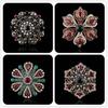 Baroque Court Retro Brooch Personalized Hollow Badge Corsage Christmas Clothes Ornament
