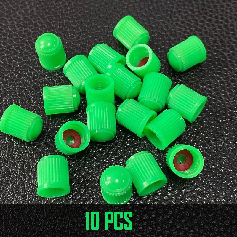 10/20/30/50/100Pcs TPMS Tire Valve Caps with Rubber Seal Plastic Wheel Caps Covers for TPMS Nipple Caps Car Tyre Accessories