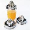 Ручная соковыжималка, 2 шт., портативная банка с широким горлом, отверстия в винтовой крышке, пищевая нержавеющая сталь, инструмент для приготовления сока лимона и апельсина, кухонные гаджеты
