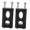 Handlebar Risers 22mm Easy Installation Accessories Parts Repair Part 2 Pieces Mount Clamps for
