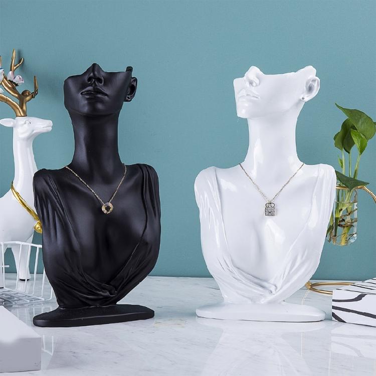 Модный стенд для демонстрации ожерелий в форме манекена, держатель для ювелирных изделий для выставочных залов
