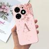 Чехол для Tecno Spark Go 2024 Обложка BG6 Милые 26 Букв Корона Силиконовые Чехлы для Телефона Для Tecno SparkGo 2024 Бампер Ударопрочный Funda