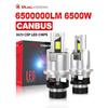 2 шт. Светодиодные лампы для фар D2S D4S D2R HID D1S D3 6500 Вт Светодиодные лампы для фар 6500000 лм Ксеноновые автомобильные фары Турбо-лампы Canbus 6000K Plug&Play