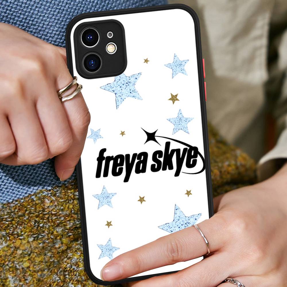 F-Freya S-Skye Чехол для телефона Singer для iPhone 16 15 14 11 12 13 Pro Max Plus 12 XS Max Задняя крышка Матовый чехол