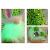 Easter Gnome Sequins Rabbit Faceless Doll with LED Light Ornaments for Spring Swedish Tomtes Dwarfs Home Decorations