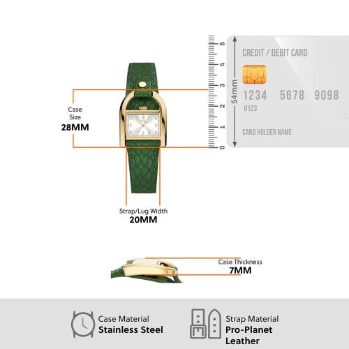 Fossil HARWELL ES5267 Women's Watch, Green