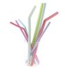 6Pcs Reusable Food Grade Silicone Straws Straight Bent Multicolor Drinking Straw For Children'S Party Bar Accessories