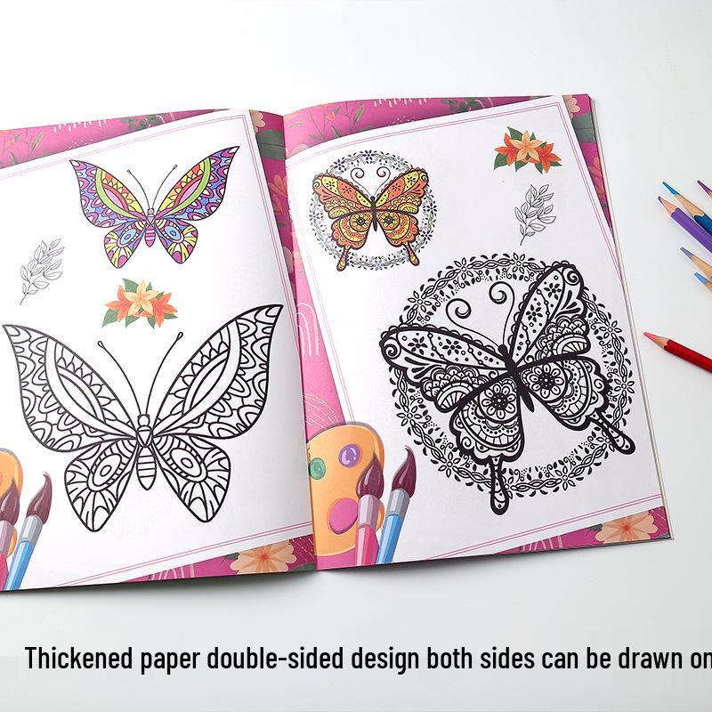 Kids' Animal Watercolor Coloring Book: Cross-border Drawing for Holidays & School