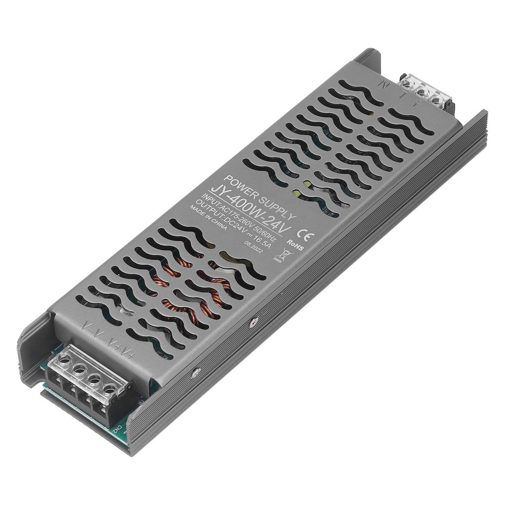 LED Driver 400W DC 24V IP20 Protection Fast Heat Dissipation LED Transformer LED Power Driver AC