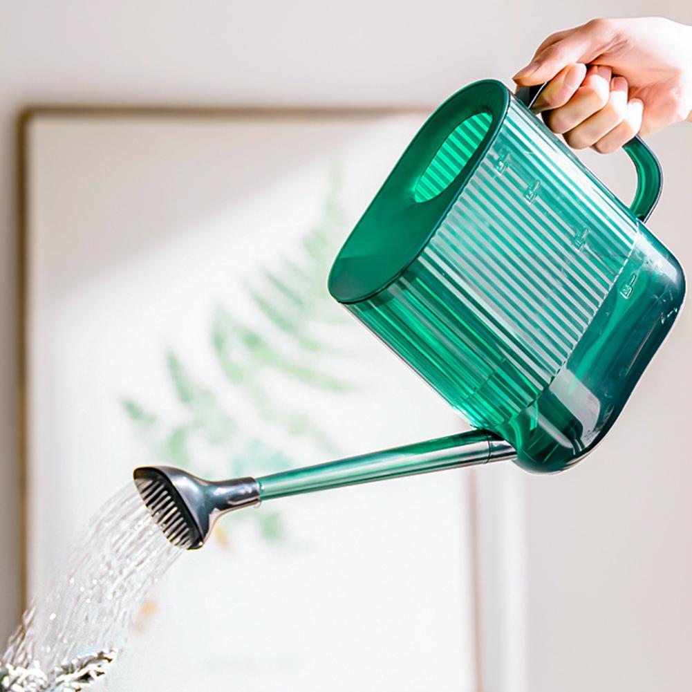 1800 мл садовая лейка с разбрызгивателем, пластиковая лейка с длинным носиком, современная банка для воды для комнатных и уличных растений