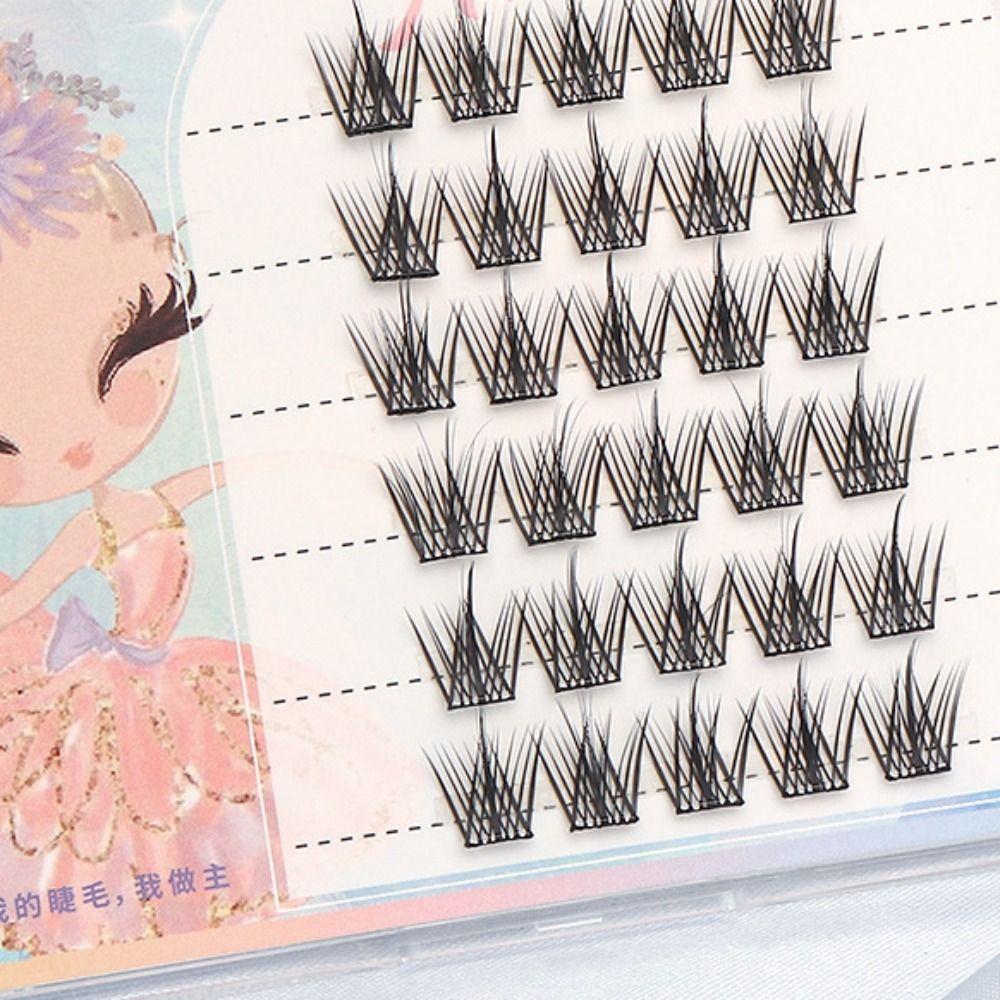 Сладкие клейкие накладные ресницы DIY накладные ресницы кластеры без клея накладные ресницы макияж инструмент