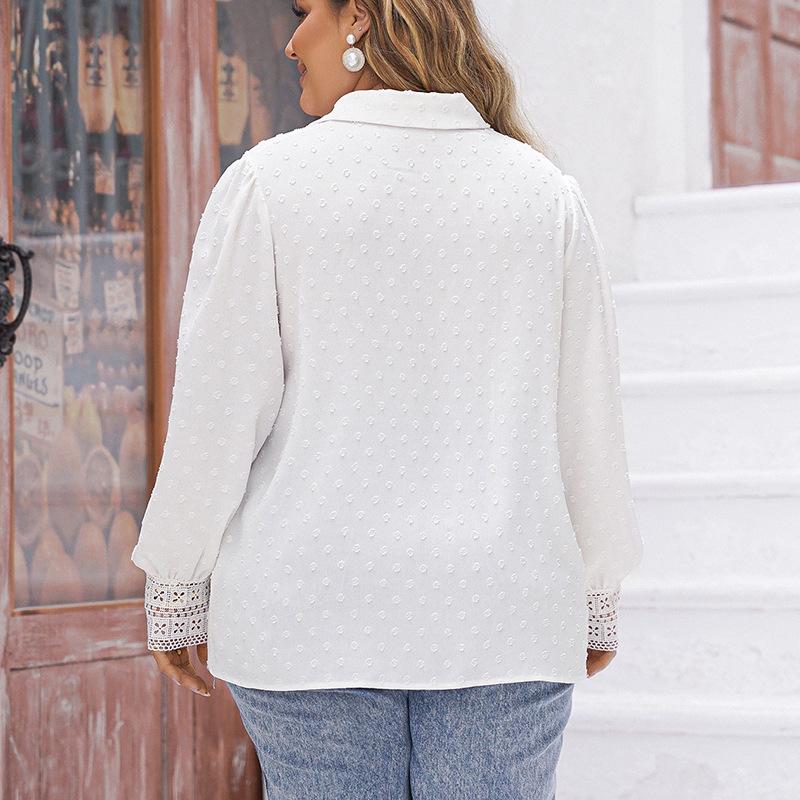 Женская летняя однотонная рубашка с цветочным принтом, футболка с круглым вырезом и вышивкой спереди, футболка с длинными рукавами с рюшами, повседневная дышащая модная свободная рубашка для работы и отпуска