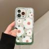 Белый складной чехол-держатель с цветочным принтом для Iphone 14 Pro Max 13 11 12 14 Plus, мягкий силиконовый чехол-бампер