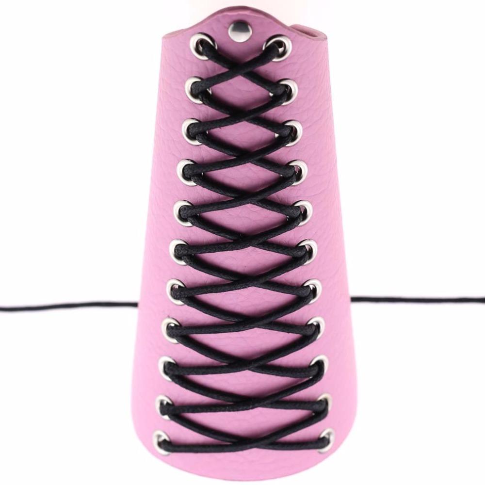 DIEZI Harajuku PU Leather Bracelet Women Men Wristband Punk Cosplay Vintage Wide Strap Bracelets Bangles Hand Jewelry