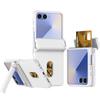 Ударопрочный Чехол-Крышка с Петлей для Samsung Galaxy Z Flip 7 6 5 Flip7 Flip6 Zflip7 Чехол-Кошелек с Отсеком для Карт Складные Чехлы