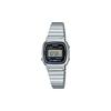 Casio Серия YOUTH - маленькие металлические квадраты, классические ретро маленькие серебристые блоки, ЖК-дисплей, кварцевый механизм, ремешок из нержавеющей стали, японский LA670WA-1D