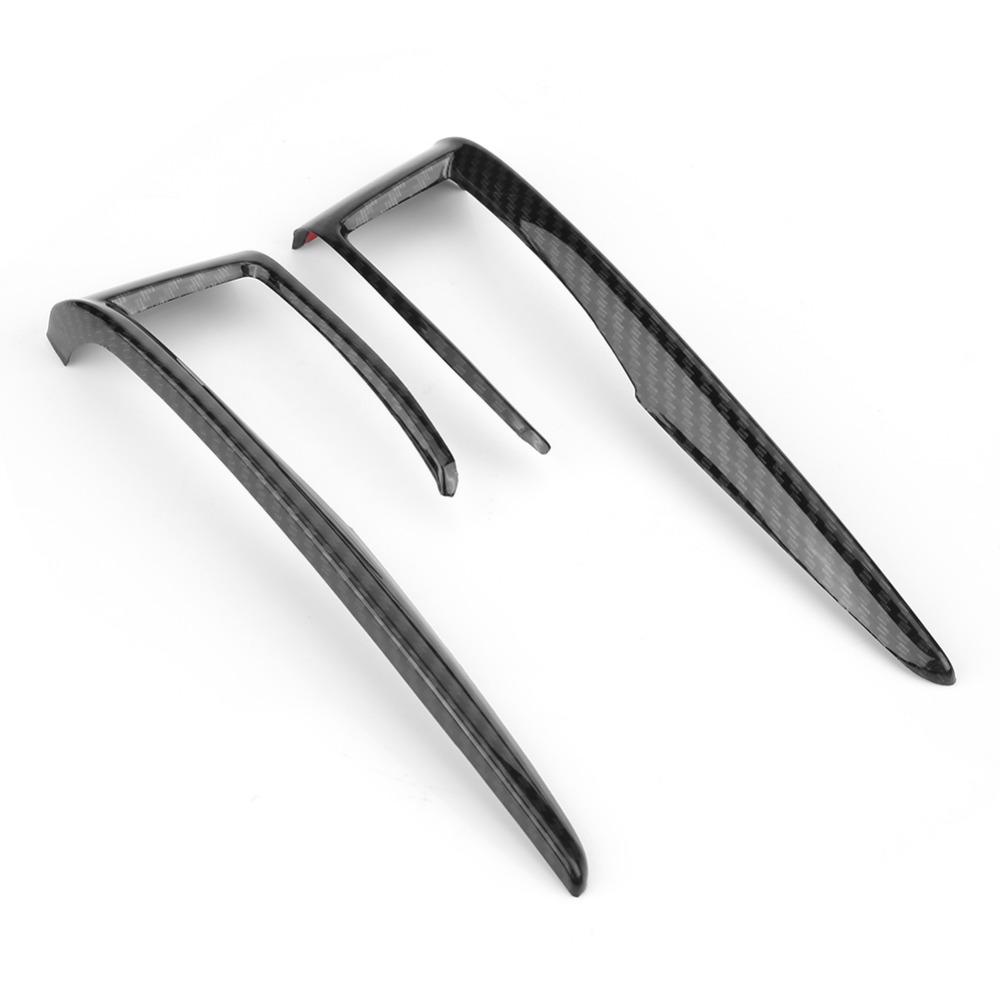 Центральная панель управления автомобиля, крышка переключения передач, накладка для Honda Civic 10th 2016 2017 2018, красный хром/углерод