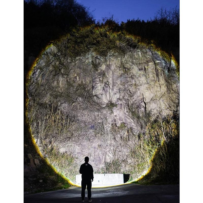 High Power Strong Light Flashlight Rechargeable Long Range USB Charging 26650 Battery Outdoor Telescopic Zoom Super Bright Torch