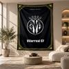 Decorative Tapestry,Villarreal FC Printed Wall Art, Lightweight Wall Hanging For Bedroom Background