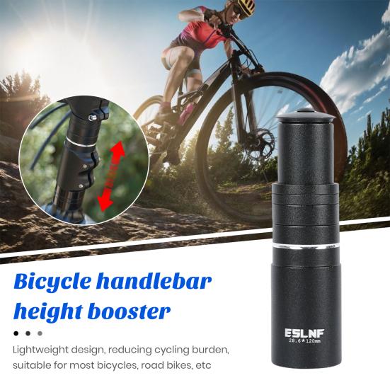 Bike Handlebar Extender Bicycle Fork Stem Riser Lightweight Adjustable Anti-oxidation Easy To Install Mountain Bike Handle Bar Extension Tool
