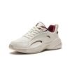 Anta Fabric Synthetic Leather Ace Shock Absorbing Wear Resistant Low Top Dad Shoes Men Sneaker White Red 912338802-11