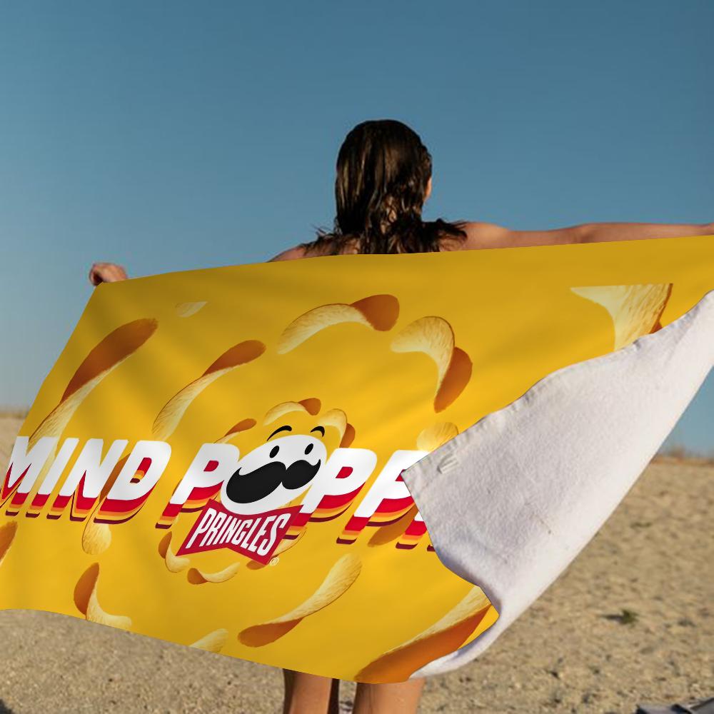 Модные P-Pringles L-LLC Большие пляжные полотенца из микрофибры Быстросохнущее полотенце Песчаные пляжные полотенца Полотенце для бассейна для путешествий Пляжный бассейн Йога