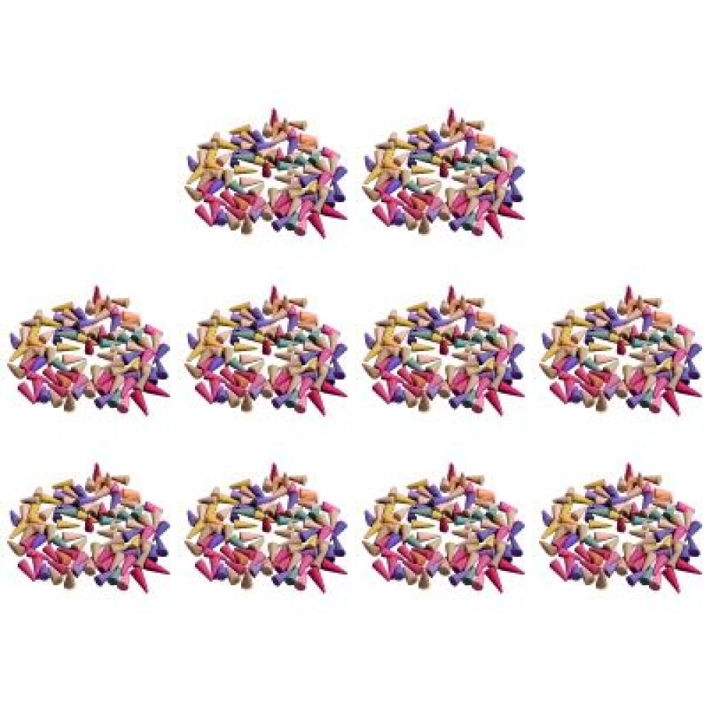 600 шт. конусов благовоний, красочные ароматические конусы благовоний, снятие тревожности, натуральные ароматы, конусы для гостиной, спальни