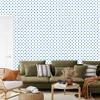 White and Azure Dots Wallpaper for Living Room and Bedroom 50x1000