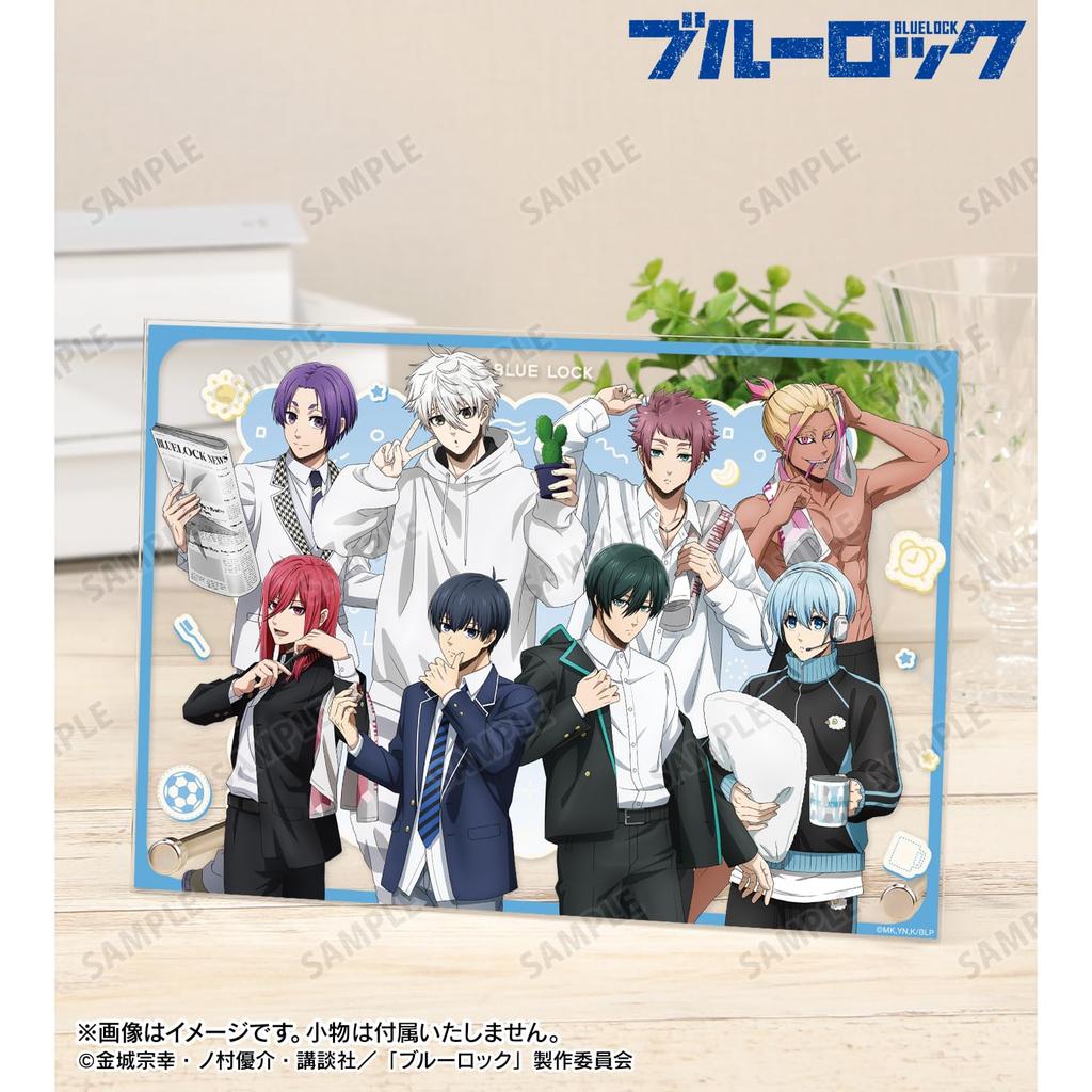 ТВ-аниме Недавно нарисованная групповая утренняя рутина А5 акриловая панель "Синяя тюрьма" версия