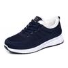 Womens Winter Cotton Shoes Fleece Lined Warm Casual Walking Outdoor Comfortable Low Top Sneakers