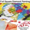 Diamond Embroidery Animal Craft Kit Full Square Round 5D DIY Diamond Painting Cat Mosaic  Needlework Home Decoration